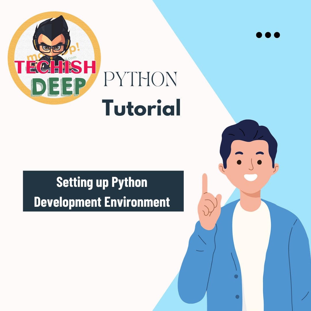 TechishDeep's tweet photo. https://t.co/oTvKuDL6SL

Second video on Setting up Python development environment

This video also lists the steps on how to set up Visual Studio Code as your IDE for Python.

#python #pythonprogramming #visualstudiocode https://t.co/vzVO0MRPAA