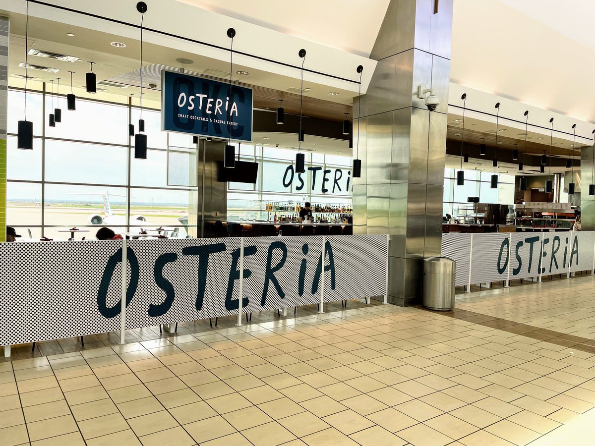 🙌 2 fantastic additions to @fly_okc w/ @thestrangerchef’s Osteria & @elementalcoffee - this makes me very happy. Greeting/saying goodbye to OKC visitors with some of Oklahoma’s best! 1st Impressions make a BIG difference for cast & crew coming into #OKC :-) #Coffee #Food #Film