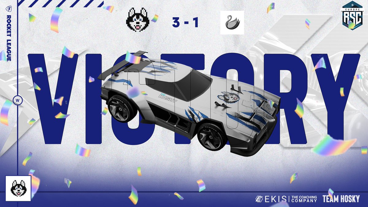 TeamHSKgg's tweet photo. #TeamHOSKY progress into the @RSC_EU i70 Grand Final after a close series against @SwansGG_!

Come cheer us on in the grand final and help our team lift the trophy!

#RocketLeague #Esports #insomnia70 

https://t.co/JSozIuck1h https://t.co/wYNS4lia9B