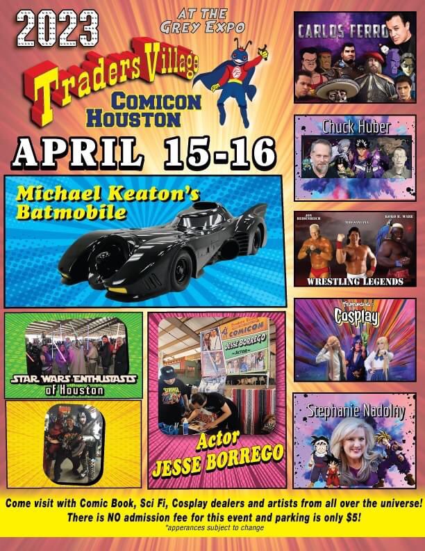 RealCarlosFerro's tweet photo. HOUSTON
APRIL 15th and 16th!
#Domfather #Godfather #MichaelCorleone #Xmen #Forge #SaintsRow #AssassinsCreed #LeonardoDaVinci #StarTrek #ScoobyDoo #GearsOfWar #DomSantiago #JusticeLeague #Rango #GearsProCircuit #StaticShock #Spawn #Shenmue #FinalFantasy #MisIdentity #Baymax https://t.co/RKrPwl6eW4
