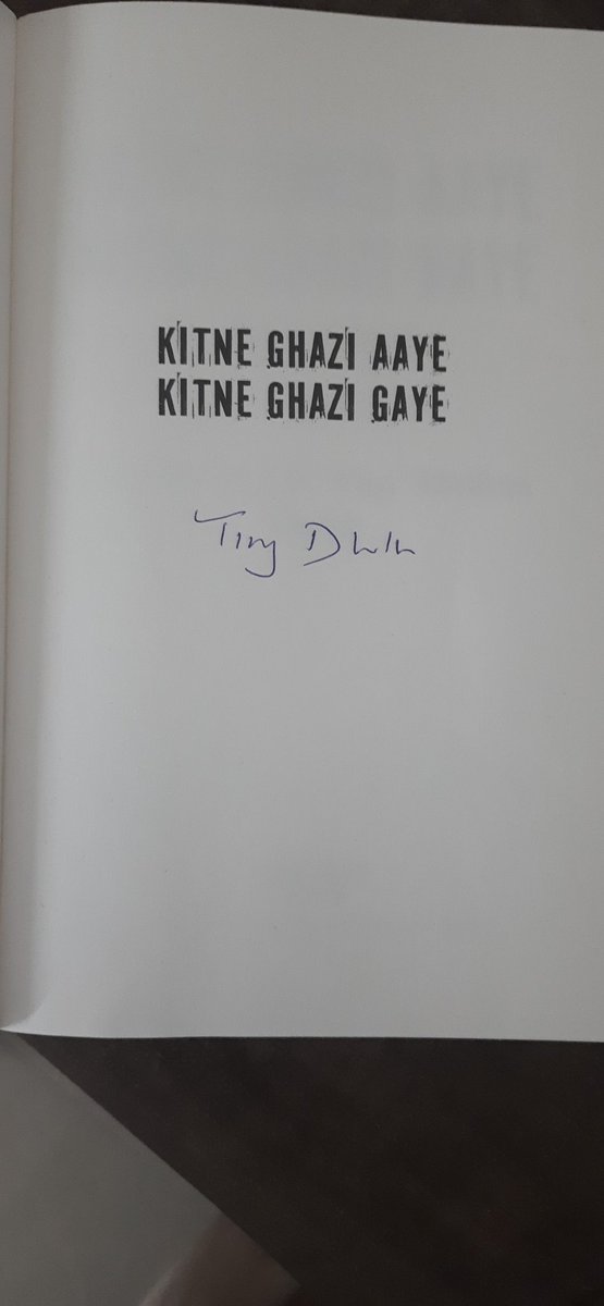 Akshay Gupta (@akshay37) on Twitter photo Wow! Personally signed copy of "Kitne Ghazi Aaye, Kitne Ghazi Gaye" from the most decorated military veteran <a href="/Tiny_Dhillon/">ਨਿਰਭਉ ਨਿਰਵੈਰੁ</a>
I feel extremely honored by holding this book in my hand. Salute to you and Indian Armed forces.
#HowsTheJosh Wow! Personally signed copy of "Kitne Ghazi Aaye, Kitne Ghazi Gaye" from the most decorated military veteran <a href="/Tiny_Dhillon/">ਨਿਰਭਉ ਨਿਰਵੈਰੁ</a>
I feel extremely honored by holding this book in my hand. Salute to you and Indian Armed forces.
#HowsTheJosh
