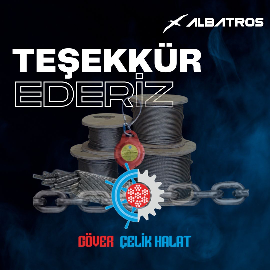 Destekleriyle her zaman yanımızda olan Göver Çelik Halat'a teşekkür ederiz.

#itualbatros #itu1773 #ituprojetakimlari #uavteam #iha