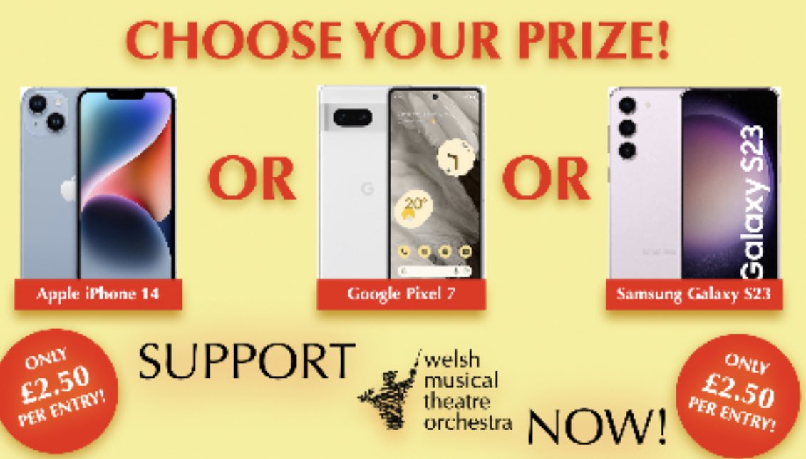 It was decided! People can choose their own model for their prize! The raffle is open! There either a <a href="/Apple/">Apple</a> iPhone 14, <a href="/Google/">Google</a> Pixel 7 or <a href="/Samsung/">Samsung Electronics</a> Galaxy S23 to be won! Enter at raffall.com/338222/enter-r…