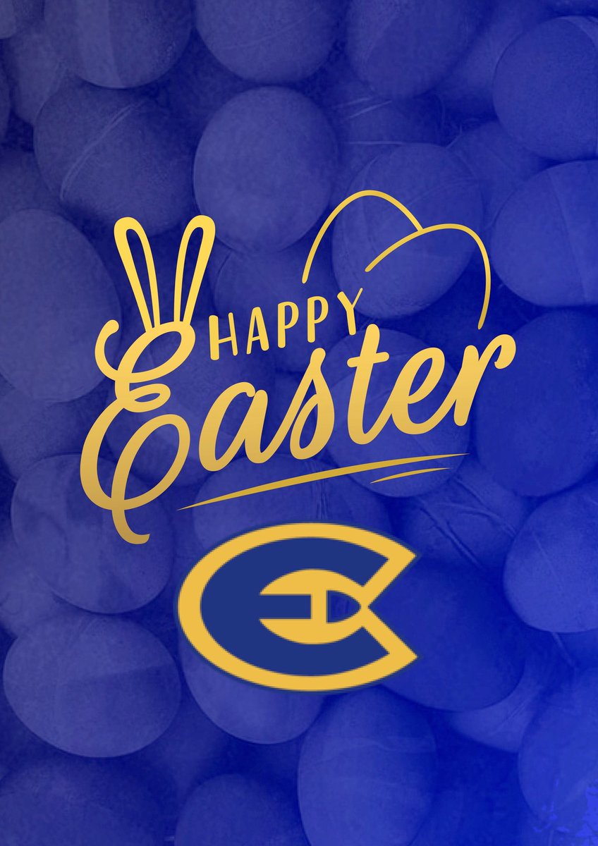 UWECFootball's tweet photo. Wishing all of Blugold Nation a Happy Easter! 

#RollGolds https://t.co/WOuyB3yyG6