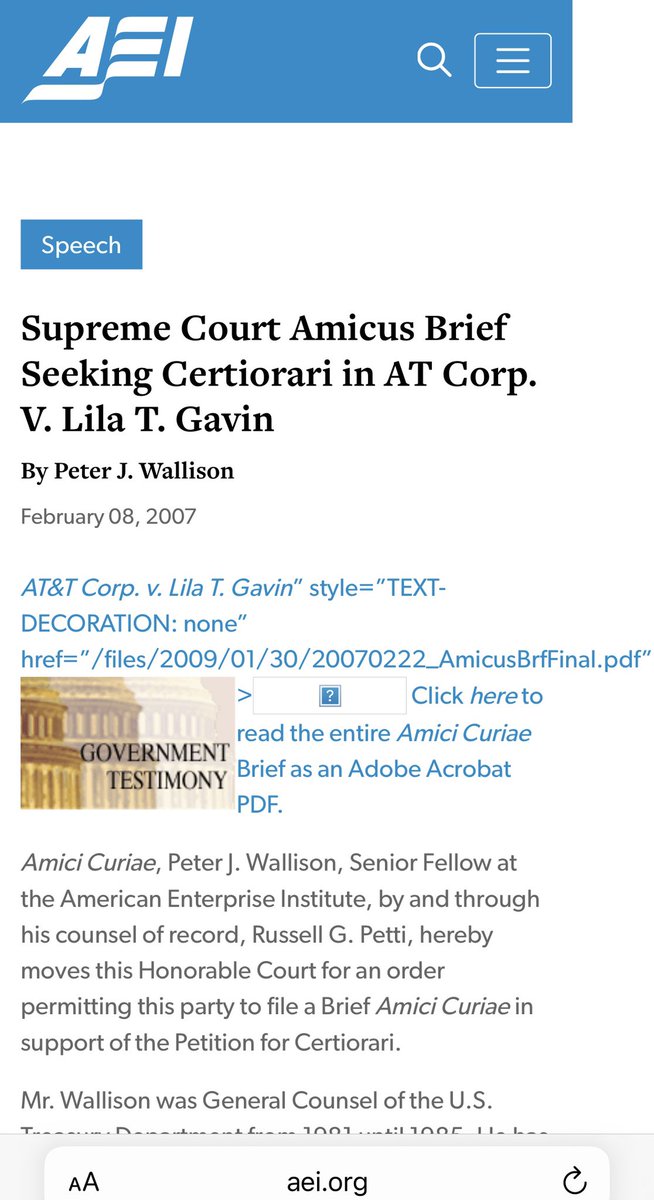 Crow sits on the board of AEI, which lobbies against tax hikes on billionaires and writes briefs to Justice Thomas. Crow lavished millions in gifts on Thomas. Is this corrupt? Probably. Does it have the appearance of corruption? Absolutely. Justice Thomas needs to resign.