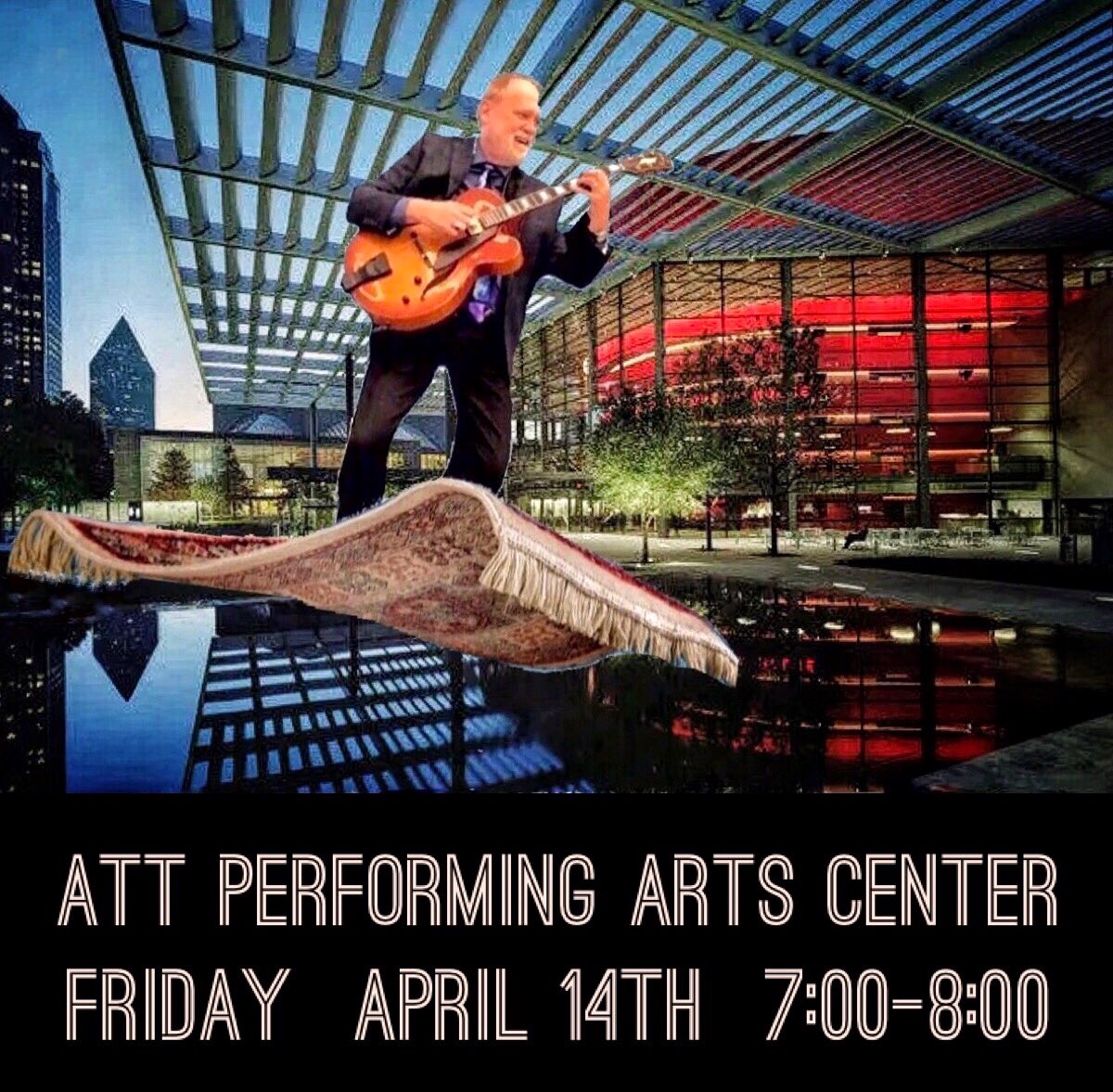 Jazz Guitar at ATT Sammons Park this Friday 7-8:00. Honored to be featured as April Pre-Show Artist.  #dallas #dallasevents #dallasmusic