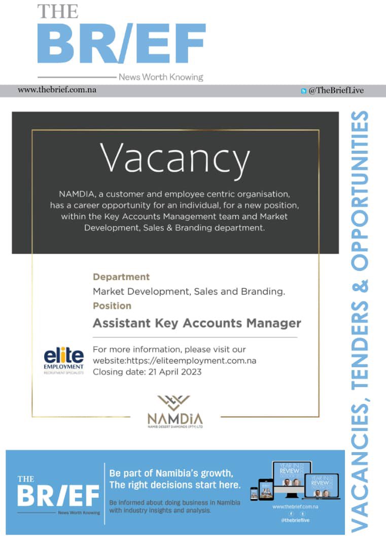 The Brief on Twitter "Vacancies,Tenders and Opportunities in The