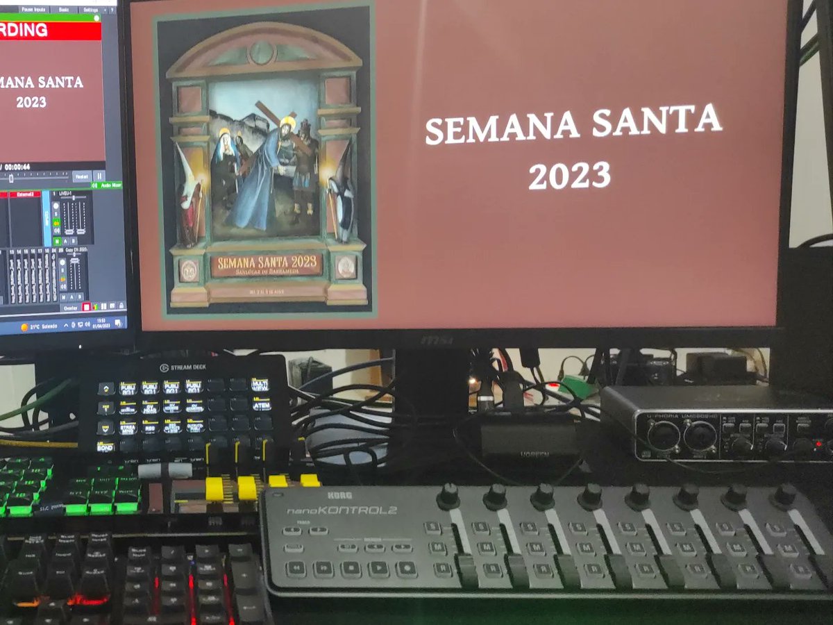 manoloalcon's tweet photo. 58 horas de señal en directo en esta #SemanaSanta, múltiples conexiones, cables, esfuerzo, ilusión, DISFRUTANDO.
Ha sido posible gracias a los compañeros de @cnoroestetv (un equipos de más de 12 personas) y sobre todo a mi compañera de viaje @icmontiel por cuidarme estos 10 días. https://t.co/IbAmArEMPe