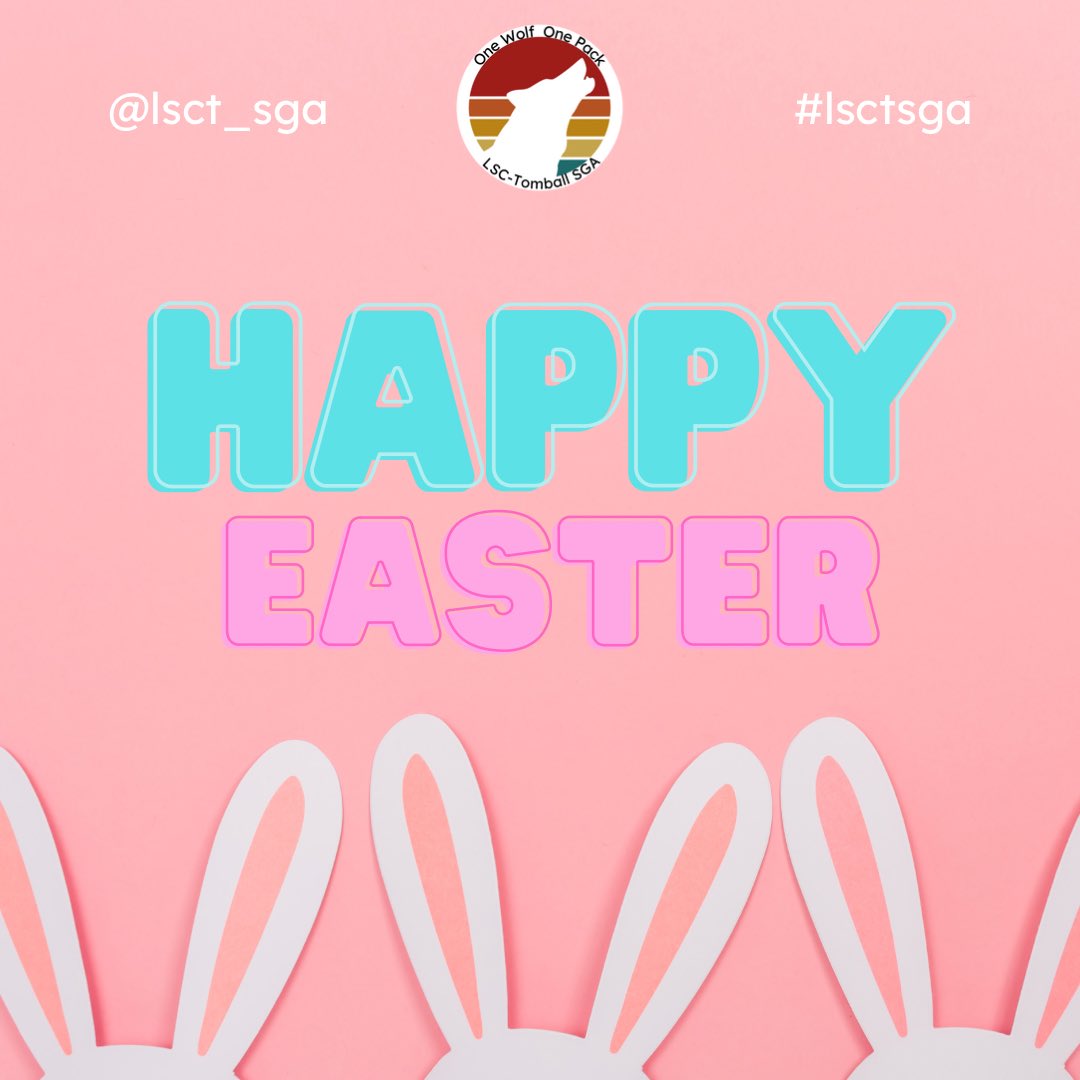 Happy Easter timberwolves! 🐇 

<a href="/LSCTomball/">LSC-Tomball</a>  <a href="/LSCTEngage/">LSC-Student Engagement</a> 

#easter #egghunt #celebration #lsctomball #lsctsga #onewolfonepack
