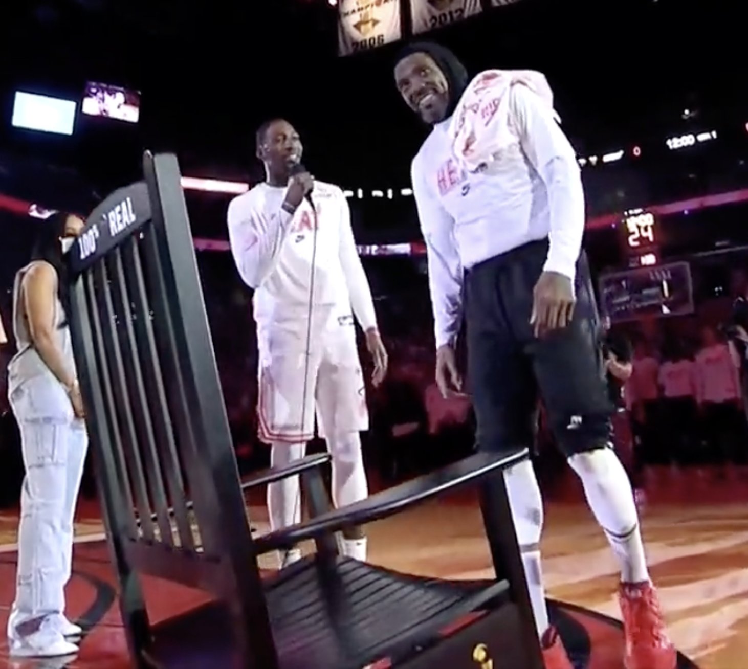 Bam really gave Udonis Haslem a retirement rocking chair