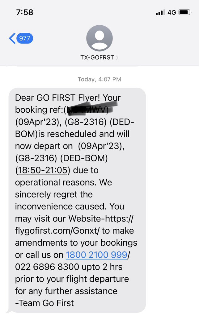rohitsLogic's tweet image. Today @GoFirstairways called &amp;amp; msgd more times thn my wife. paid ONLY 26k fr one way on this LCC. Bkd dis airline against my better judgment as it was the first eve flt back. paid dearly with money and my time. Third such exp😖 This will be my GoNever choice in future