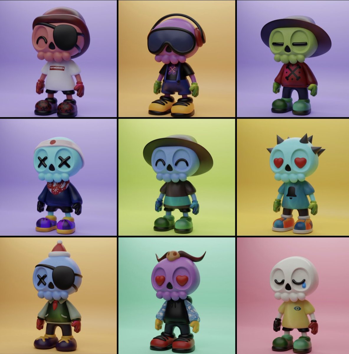 HAPPY EASTER FAMORIE 🐰🐣

We sent out these lovely ToyMories to some new frens! Alot of them came from the <a href="/BullsApesProj/">Bulls and Apes Project</a> community! 🙌

What other communities do you recommend we send some gifts too? 👀