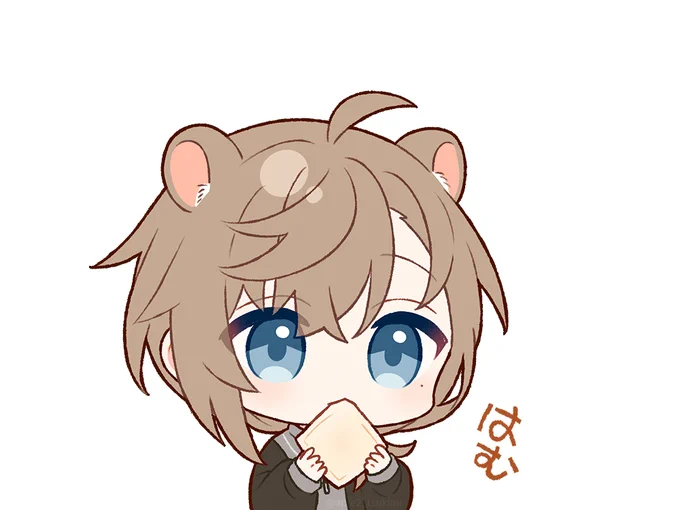 下書き途中で止まってたハムなえくん 