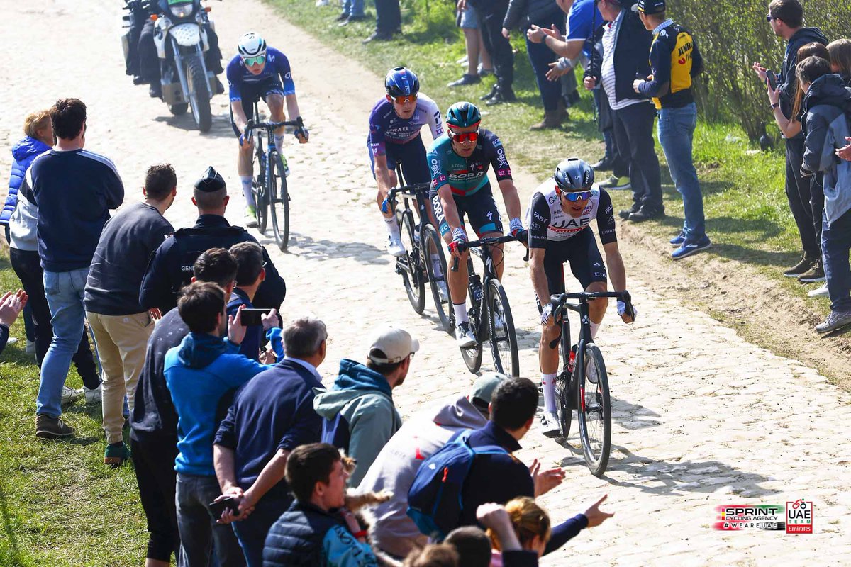 💬 @sjoerdbax after his first #ParisRoubaix : 'It was a big fight to get into the early breakaway, my legs were empty with still one hour to go. For me it's my first @parisroubaix . The atmosphere was electric, it feels great to finish this race.' #WeAreUAE