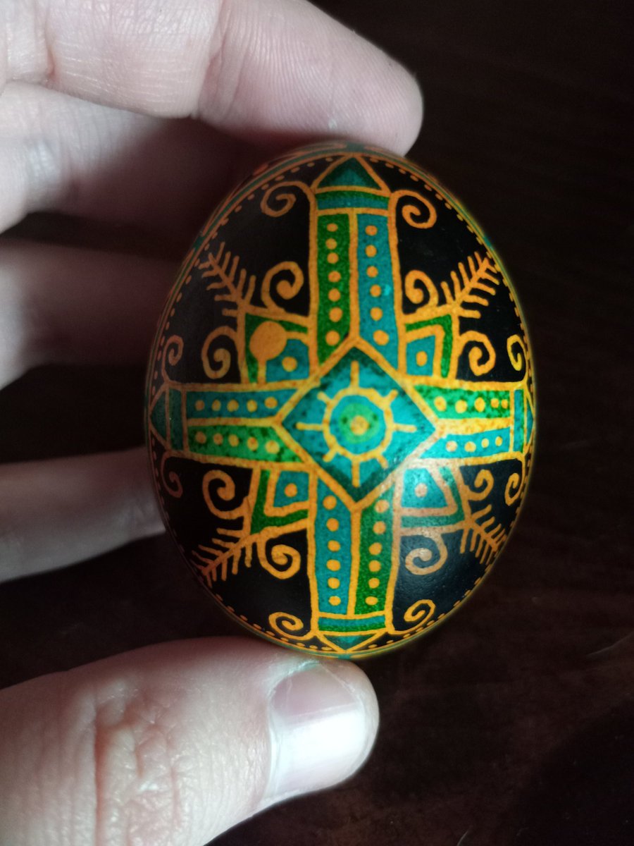 It's the big day for pysanky, i guess i can post another one #SundayFishSketch #pysanky