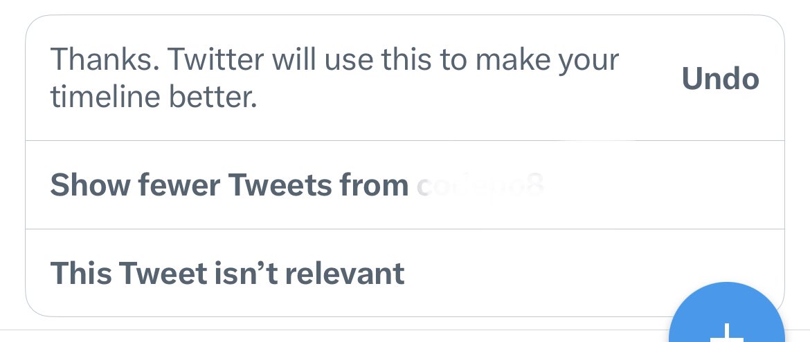 cakekatey's tweet image. Is anyone else’s #twitter feed filled with utter crap they didn’t sign up for? I cant click ‘this tweet isnt relevant’ fast enough on a daily basis

#twitter #twitterfeed #elonmusktwitter
