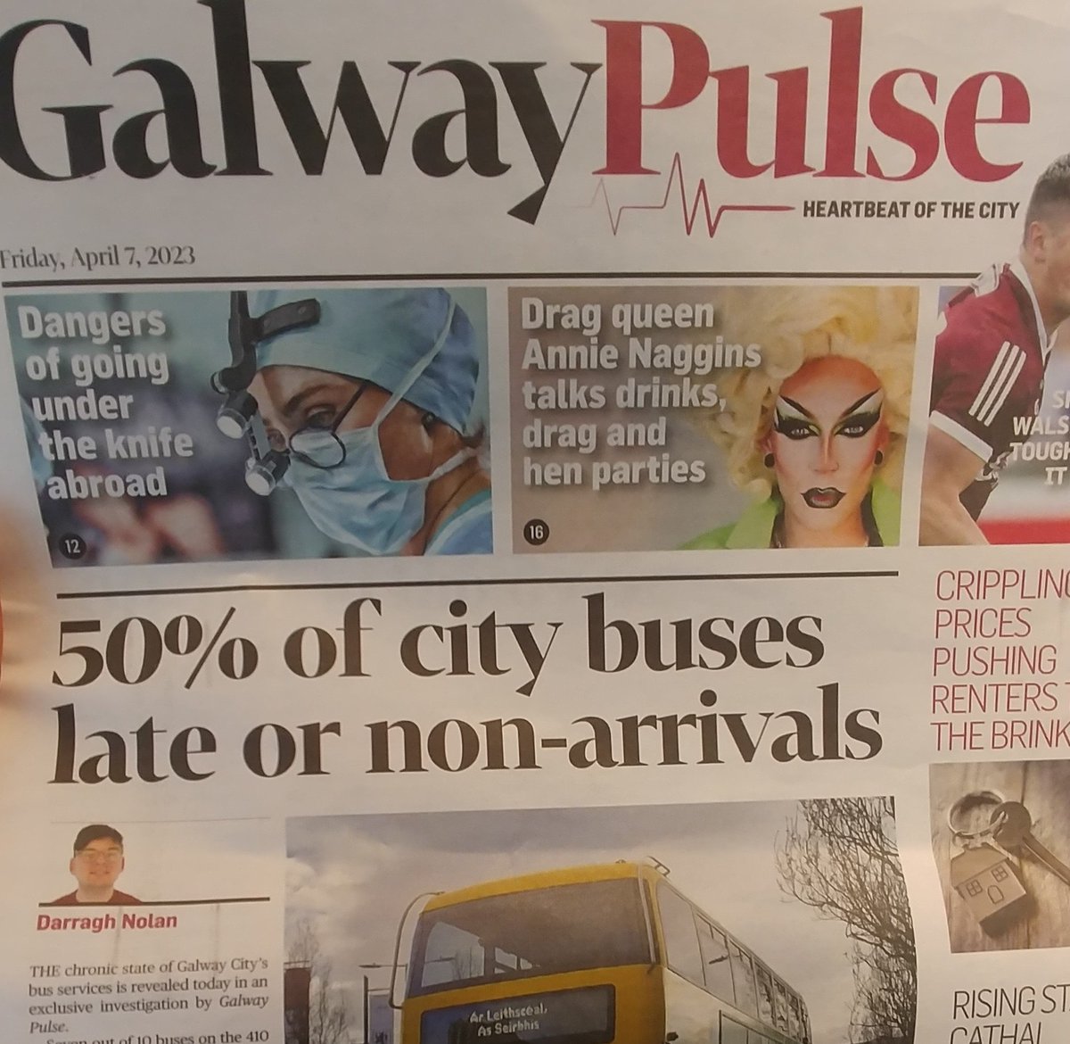 Though not a surprise to regular bus users in the city, 50% of buses arriving late or not at all is a terrible reflection of our public transport. Excellent journalism by the team @galwaypulse1. We need to demand PT that is safe, accessible, affordable, frequent & reliable.