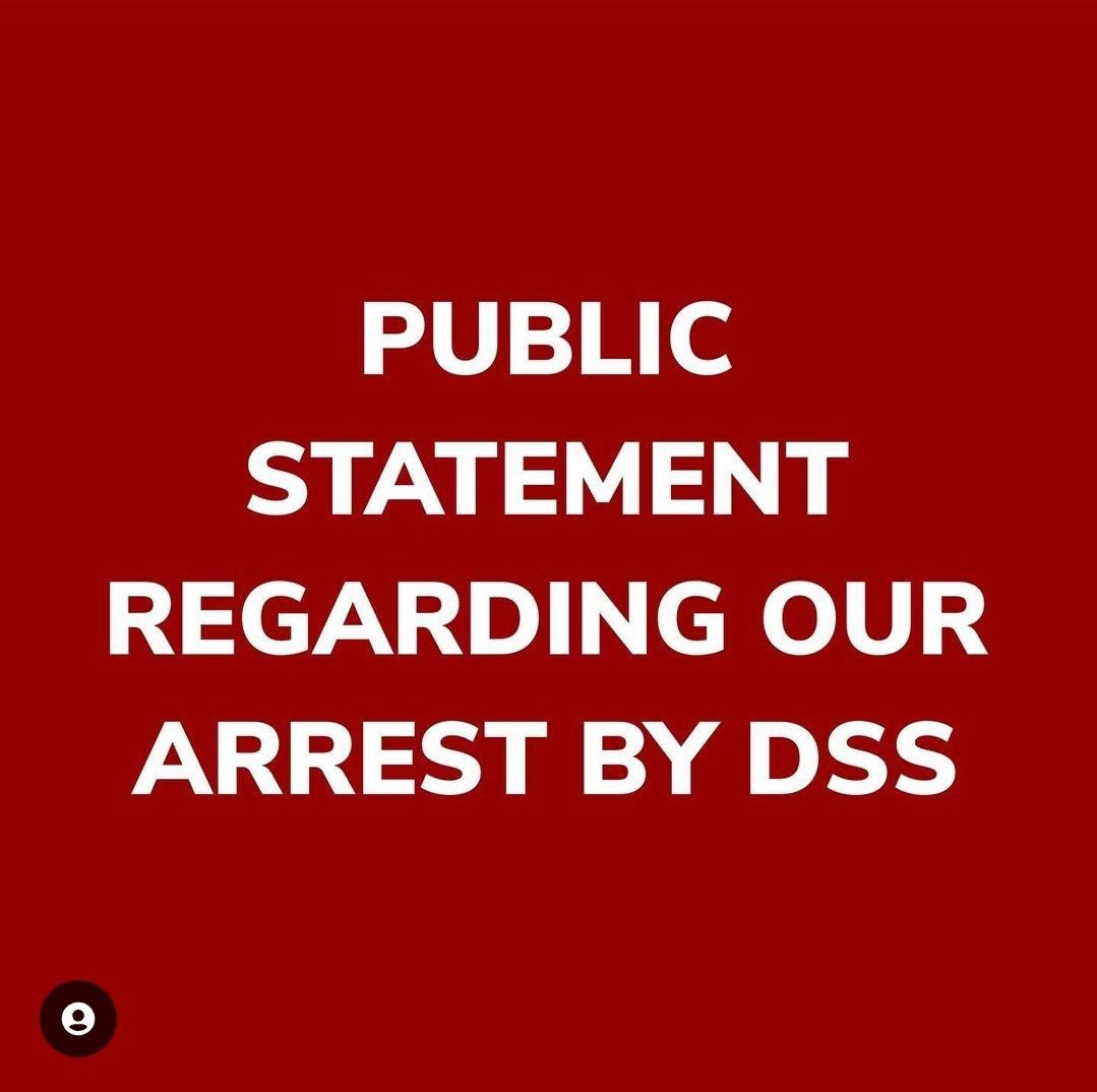 TomiArayomi's tweet photo. Official Statement regarding our arrest. https://t.co/9yePigStsn