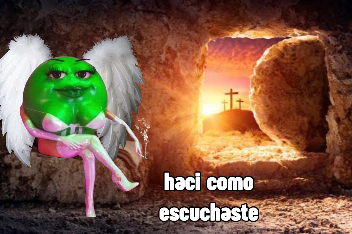 El ángel después de decirle a María Magdalena que Jesús resucitó: