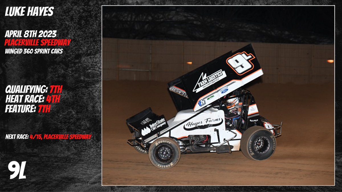 FastTimeMedia's tweet photo. #FTMRundown

@LukeHayesRacing 
Placerville Speedway
Next Race: 4/15, Placerville Speedway https://t.co/FAI3g3zBkK