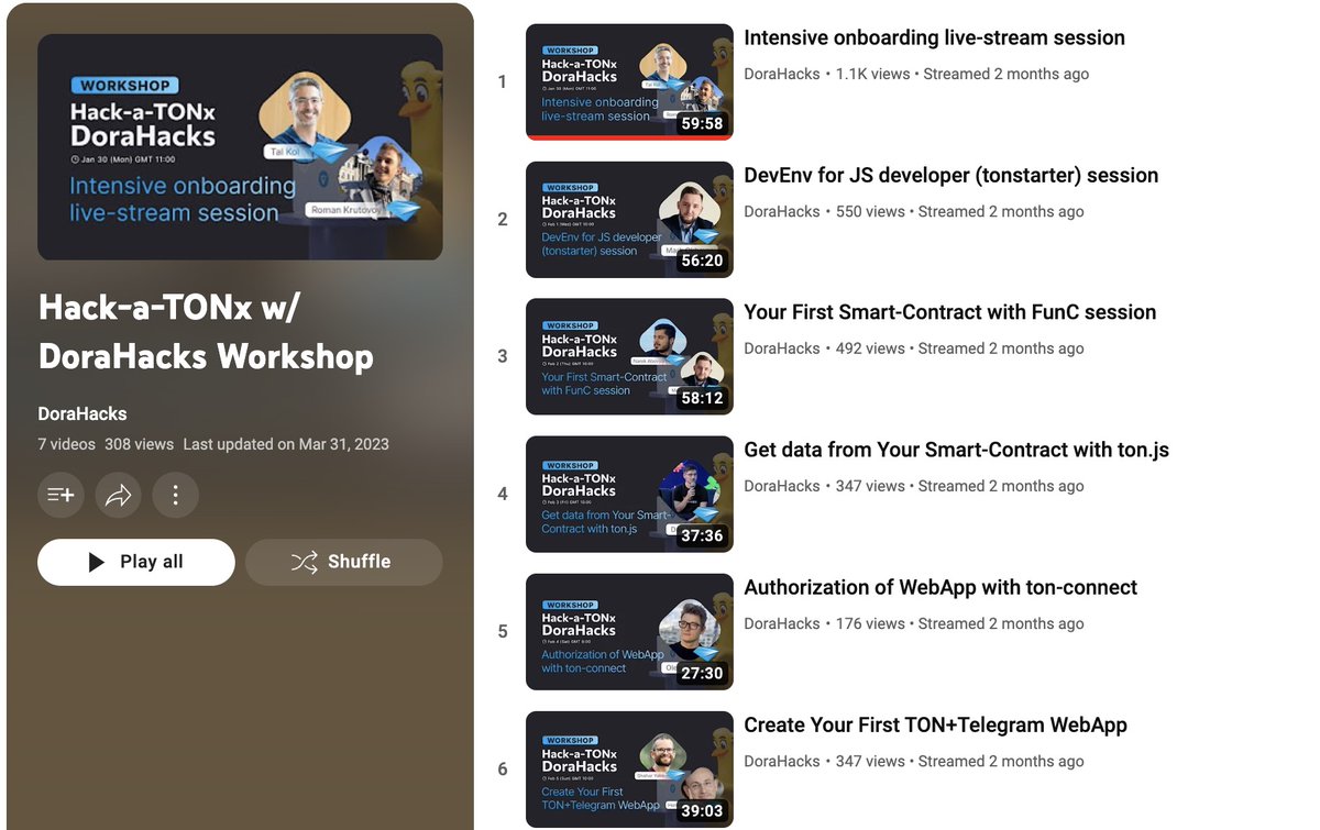 DoraHacks's tweet photo. Happy Easter🐰
At this peaceful Sunday it's good to rewatch some cool dev workshops like #HackaTONx onboarding sessions delivered by @ton_blockchain . It's your gateway from Telegram to Web3💎
https://t.co/EDbTPRowWz https://t.co/MF34wnxVsx
