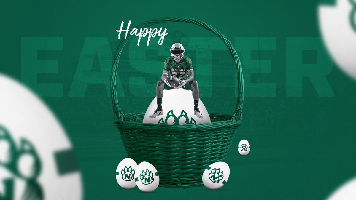 NWBearcat_FB's tweet photo. From our #Family to yours, Happy Easter, #BearcatNation 🐣 https://t.co/ZZr6tlCYrC