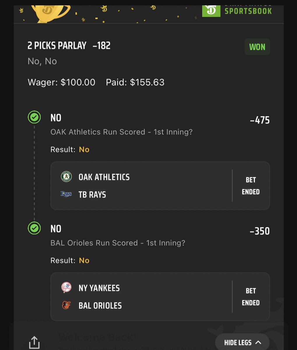 No Runs 1st Inning (NRFI) tweet media