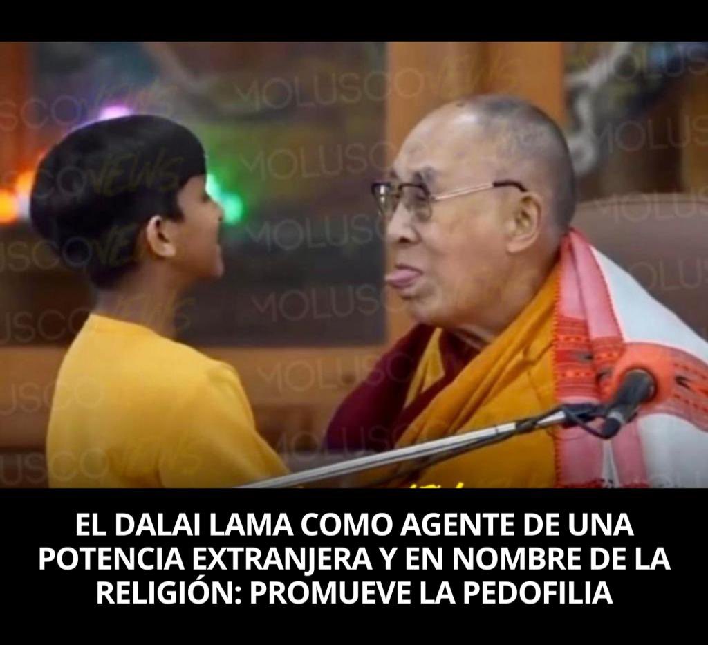 Ha sido #repugnante ver como este falso “líder espiritual” (experto en hacer loby a favor de una potencia extranjera en contra de China) ha usado una religión, para encubrir y a la vez promover, la criminal
practica de la #PEDOFILIA