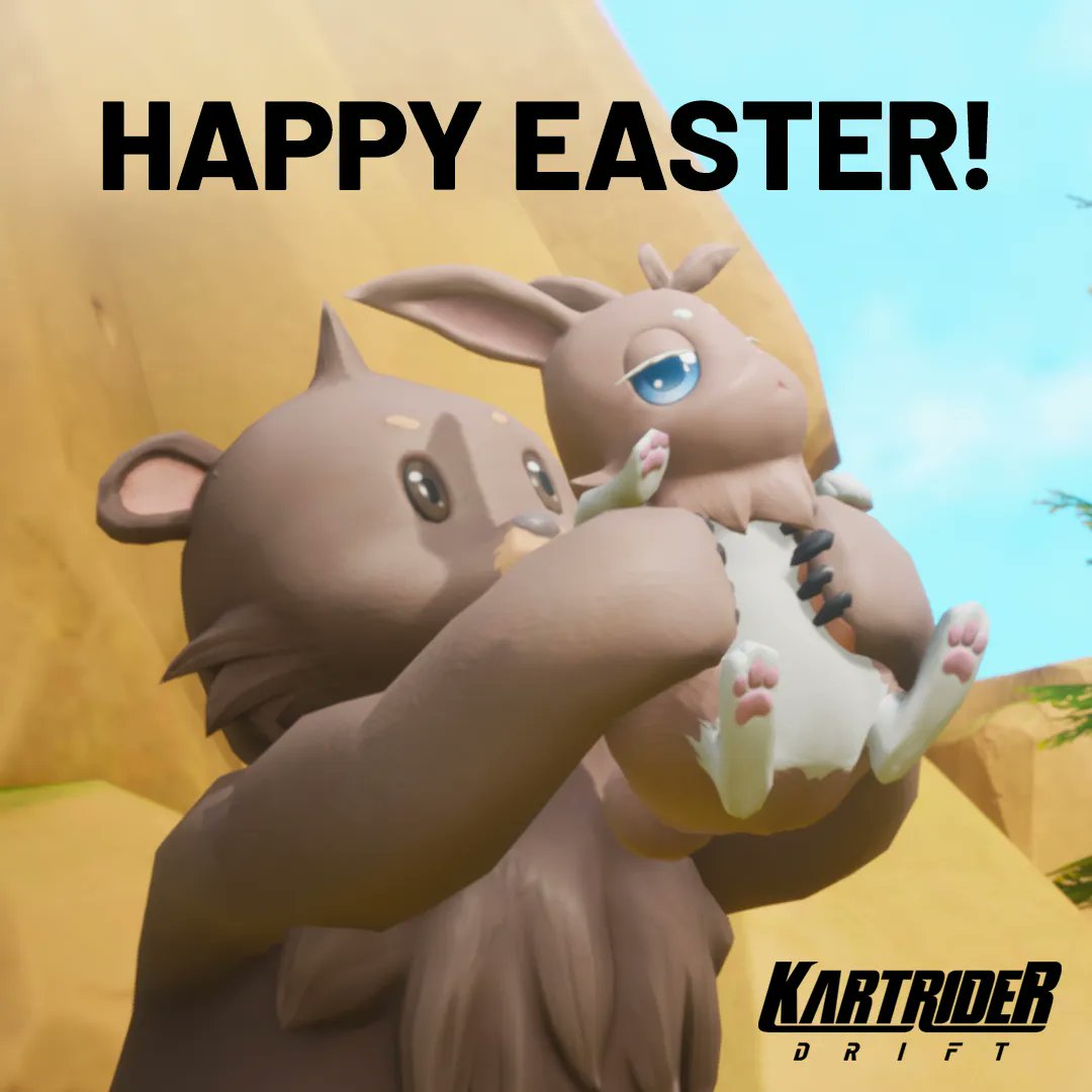Have a happy Easter, Racers! 🐇🐰 #KartRiderDrift