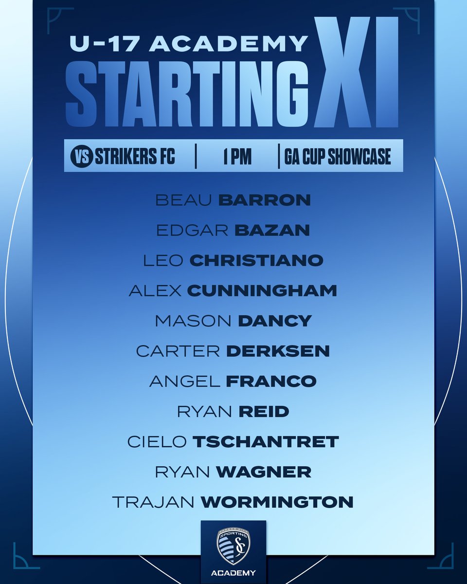 Sporting KC Academy on Twitter "Our final GA Cup match has kicked off