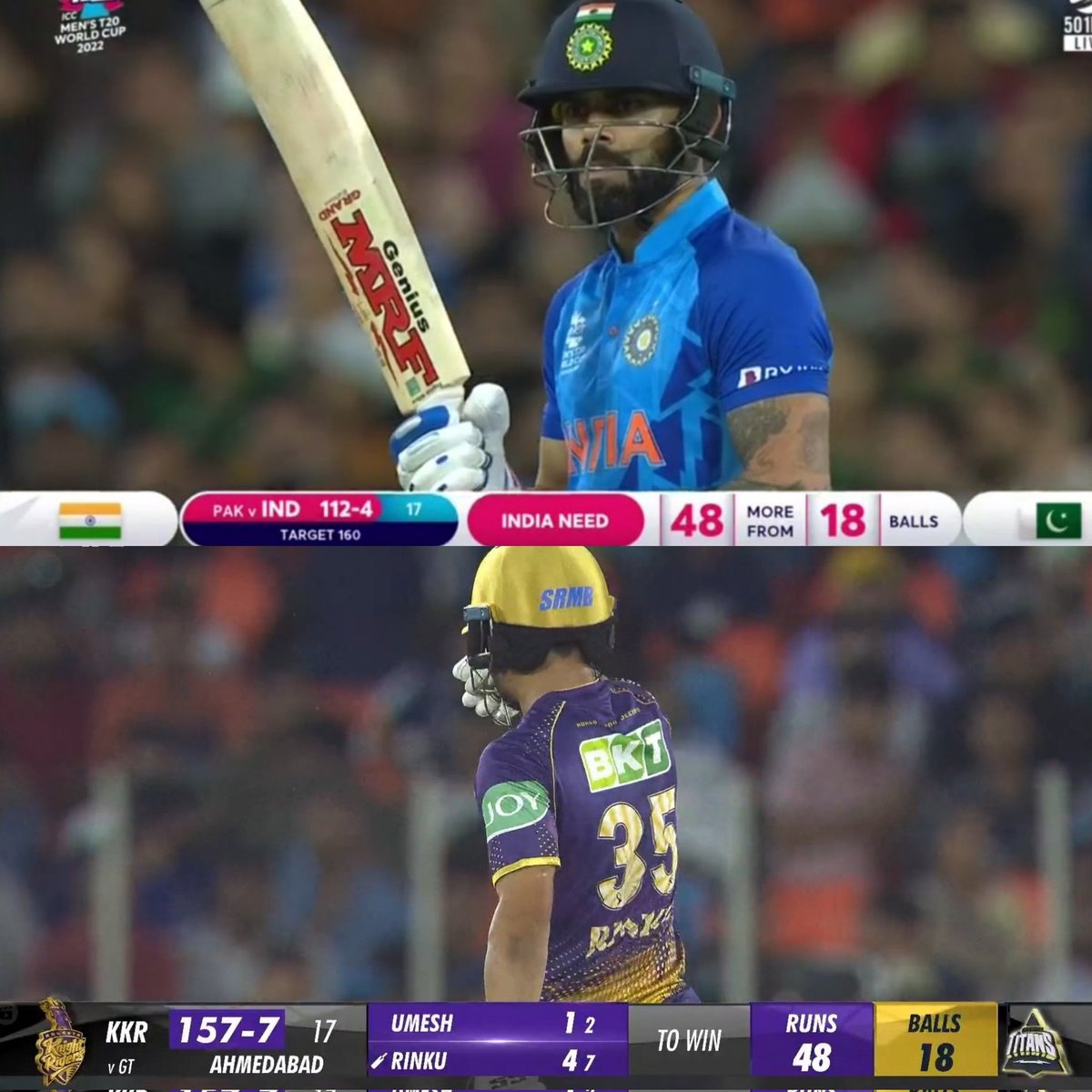 _itz_mksoni25's tweet photo. Rinku Singh said " Virat Kohli is my Idol and i am following his path". https://t.co/gkFfCpSMyC