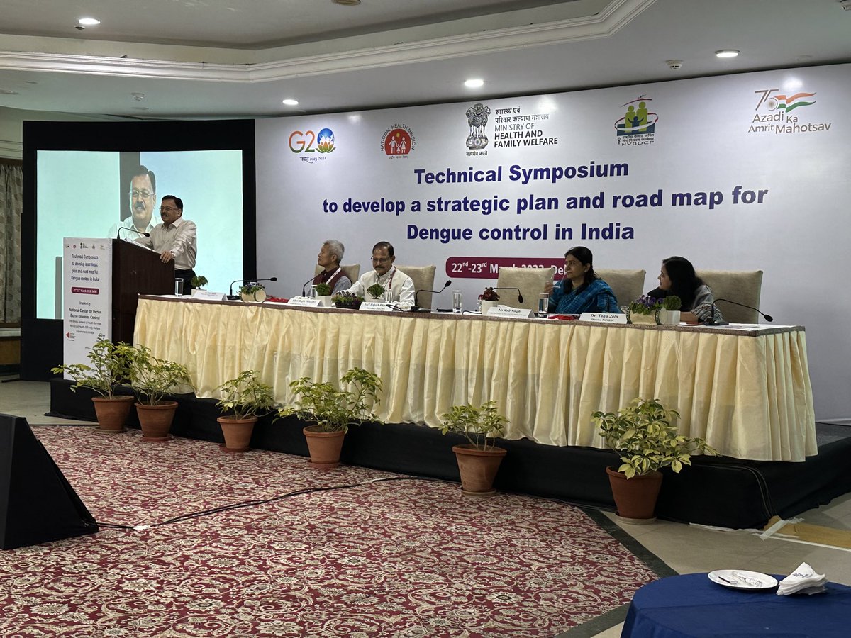 National technical symposium on development of strategic plan and roadmap for Dengue control in India, conduced by MOHW-NCVBDC , supported by PATH - CHRI and Godrej CSR initiative.