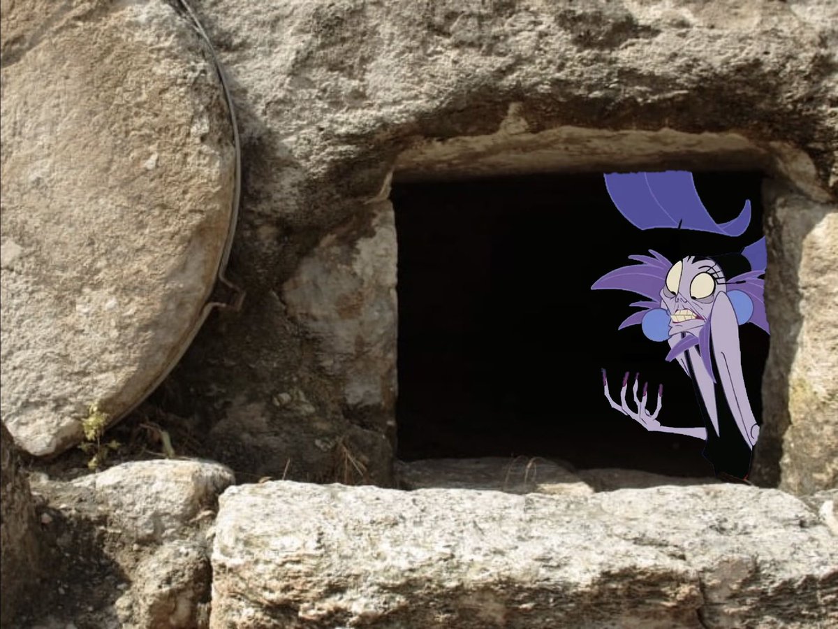 TomZohar's tweet image. “An empty tomb?? He’s supposed to be dead!”