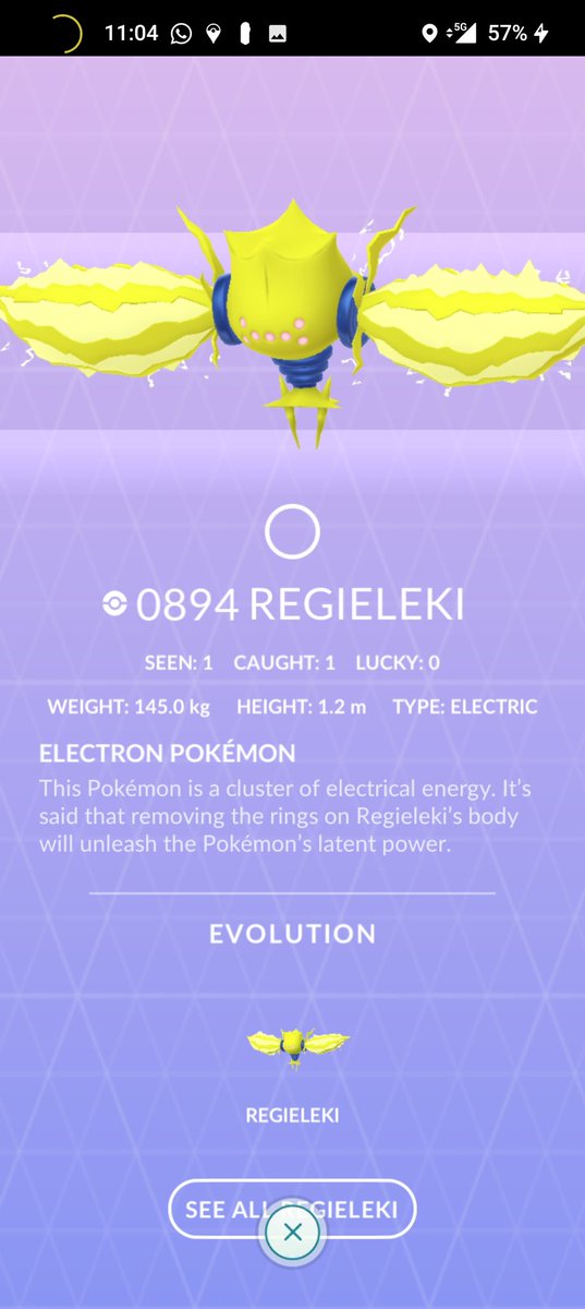 My first ever dex entry hundooo ⚡