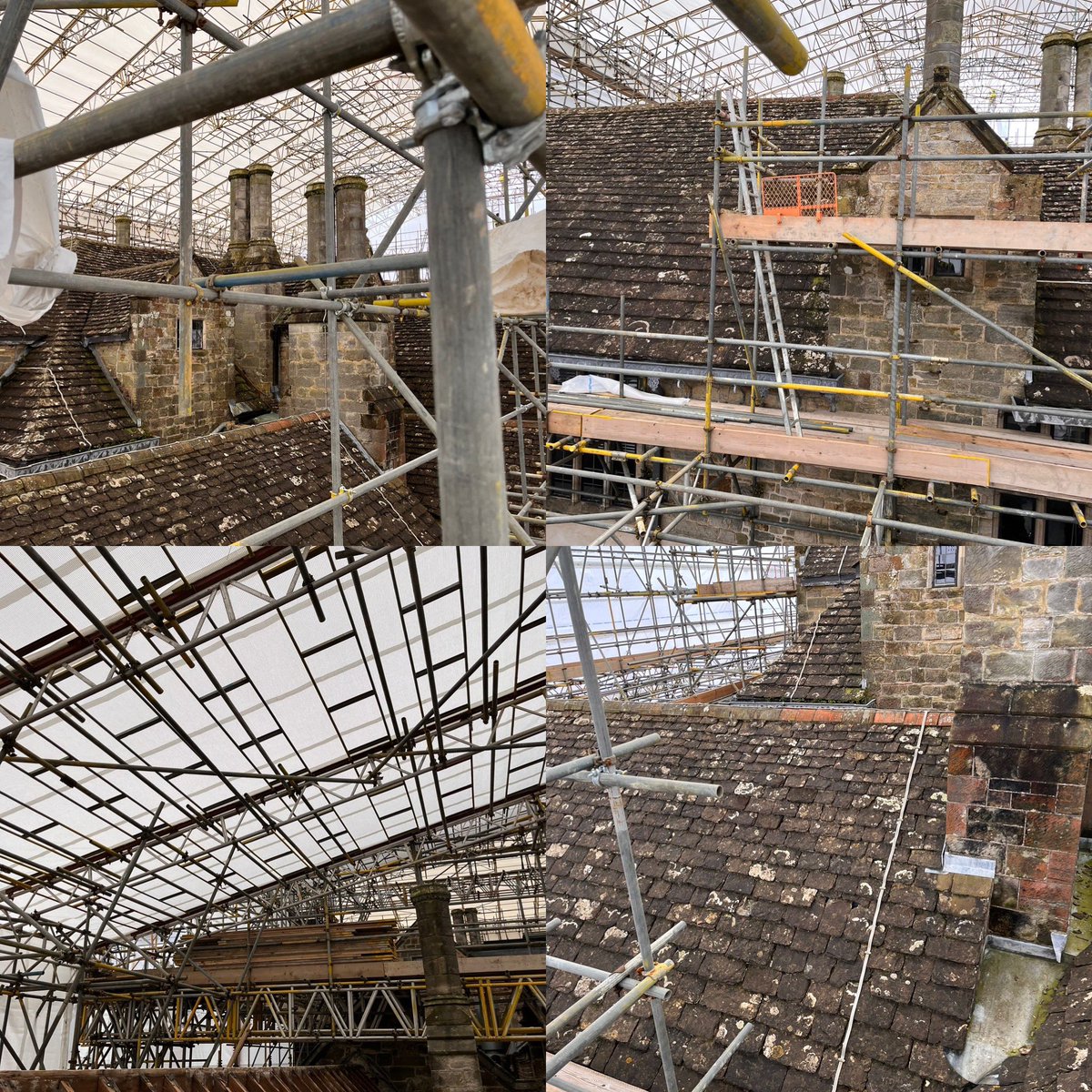 SenateConsult's tweet photo. Senate are delighted to become involved in the roof restoration of this Grade I listed property. 

With #experience #healthandsafety #property matters; the safety provider of choice. 

#SenateConsulting provide also niche bespoke #commercial #contract and #contractual advice. https://t.co/w0NYPt2naM
