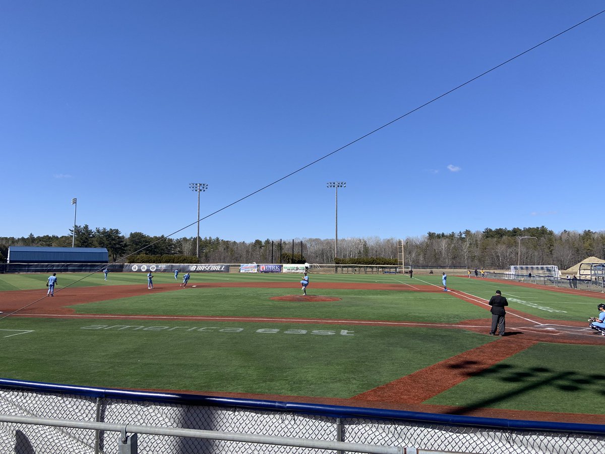 Great way to spend the afternoon cheering on <a href="/MaineBaseball/">Maine Baseball</a>