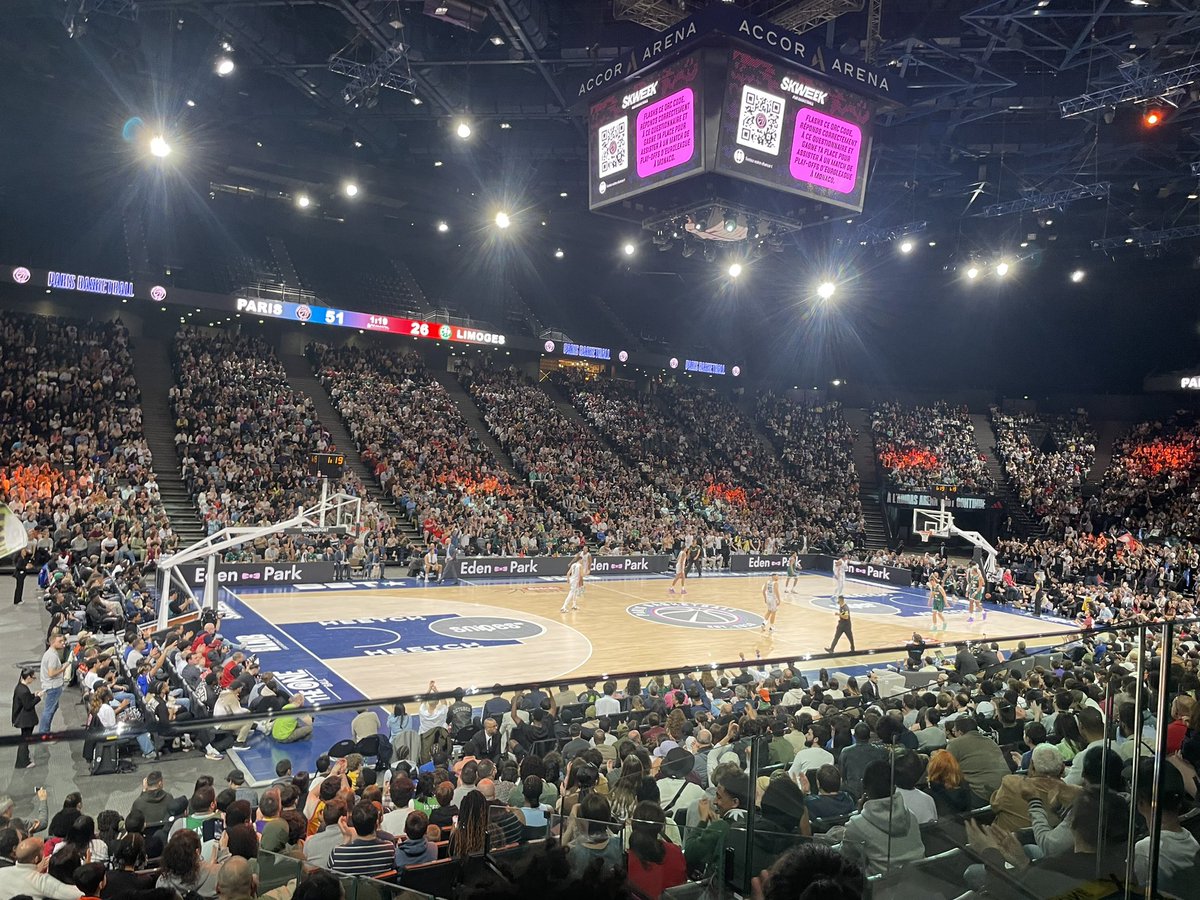 Belle victoire du <a href="/ParisBasketball/">Paris Basketball</a> 88/81 face à <a href="/limogescsp/">Limoges CSP</a> dans une <a href="/Accor_Arena/">Accor Arena</a> bien remplie! Un bon moment de sport &amp; de🏀 à <a href="/Paris/">Paris</a> aujourd’hui 🔥👌🏽
