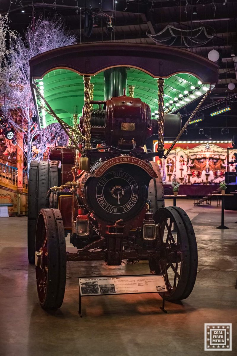 Great to pop into @Thursford today on the first day of their summer season. I have to post a photo of one of my favourite showmans engines: ex-Thurston 8-horse Burrell 'Alexandra' 😍