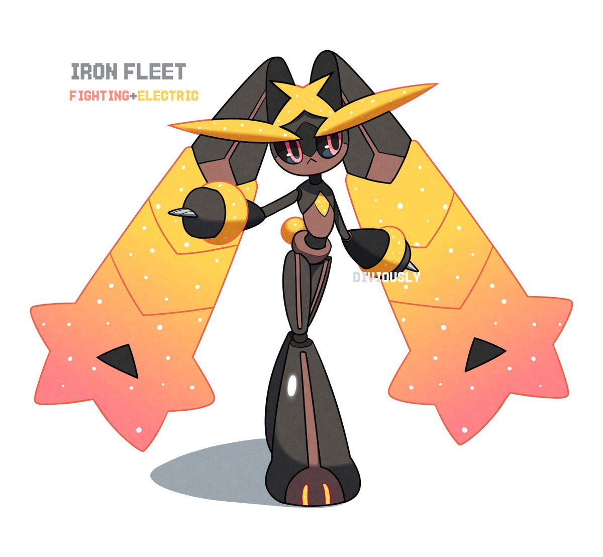 WendrousMP4's tweet photo. [pokemon sv] iron fleet (future paradox lopunny) https://t.co/nUZAzxjTaZ