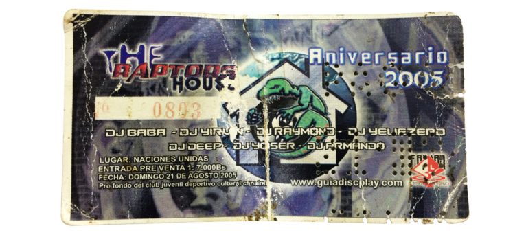 phranphran's tweet photo. Cómo me hubiese gustado estar en este evento.
2005.

El flyer con el primer logo de Raptor House hecho por DJ Yirvin 🥹

#RaptorHouse #Changa #Faylan #DJYirvin @Djbabatr #DJYoiser #DJArmando #DJDeep #DJRaymond #NacionesUnidas #Tuki https://t.co/sbv7c3EMIU