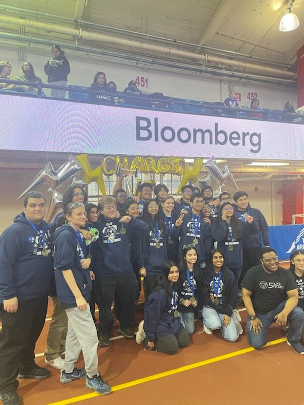 Dr_Salhoobi's tweet photo. Congratulations to my dear friend Adam Thiessen and the @YonkersMHS robotics team on winning this year's tournament. #GoMechadogs @YonkersSchools https://t.co/b8LSJh2F2o