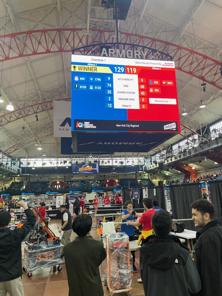 Dr_Salhoobi's tweet photo. Congratulations to my dear friend Adam Thiessen and the @YonkersMHS robotics team on winning this year's tournament. #GoMechadogs @YonkersSchools https://t.co/b8LSJh2F2o