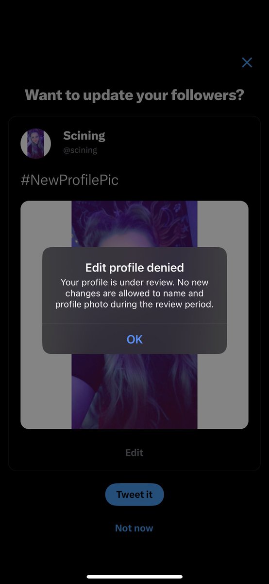 Scining on Twitter "I’ve been under review for months now for