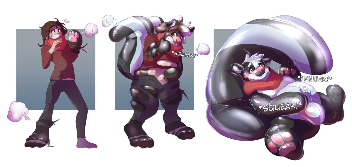 Skunk Pooltoy TF For UdderlyAdorable on FA!!