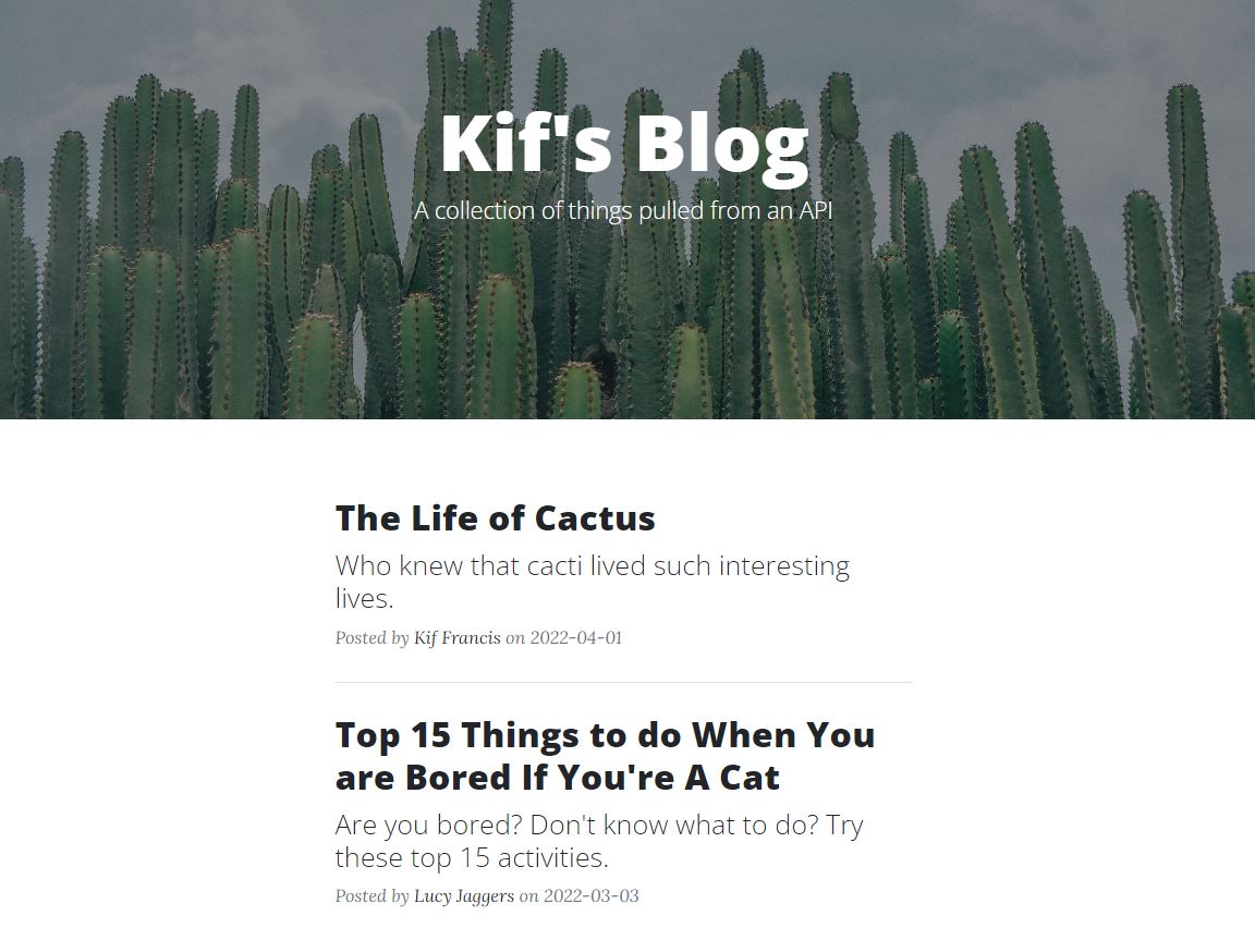 zigspan's tweet image. Day 59 of #100daysofcode took an already created bootstrap blog and combined it with flask to serve up blog entries pulled from an API. Interesting to see how this all comes together.