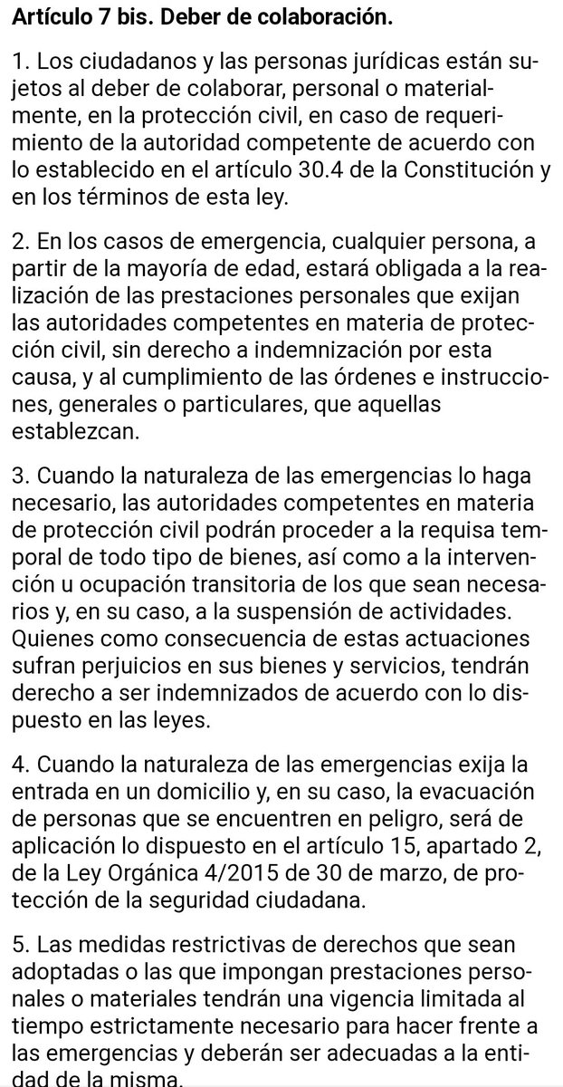 @BomberoForestaI El sistema Nacional de Protección Civil (Ley 17/2015 de 9 de julio)  es claro al respecto. Si necesitan algo... harán uso de ello...