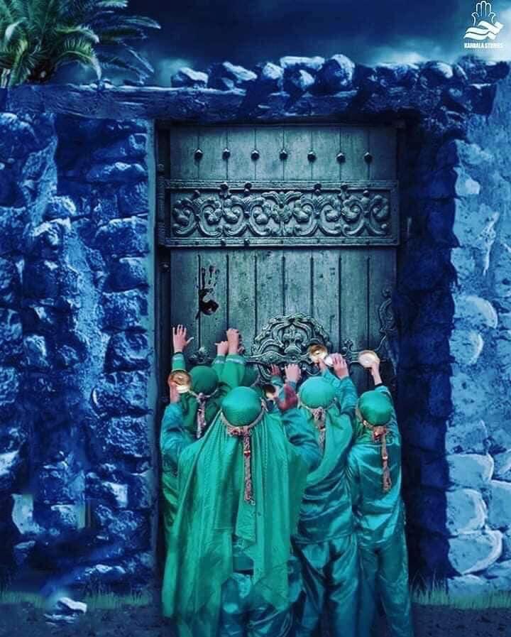 It is narrated that when Hazrat Ali (A.S) was hit by the poisonous sword of Ibn Muljam (LA) the doctors suggested he should be given milk as a remedy. Hundreds of children came carrying bowls of milk to the house of Imam Ali ع When people inquired who these were?! It was found