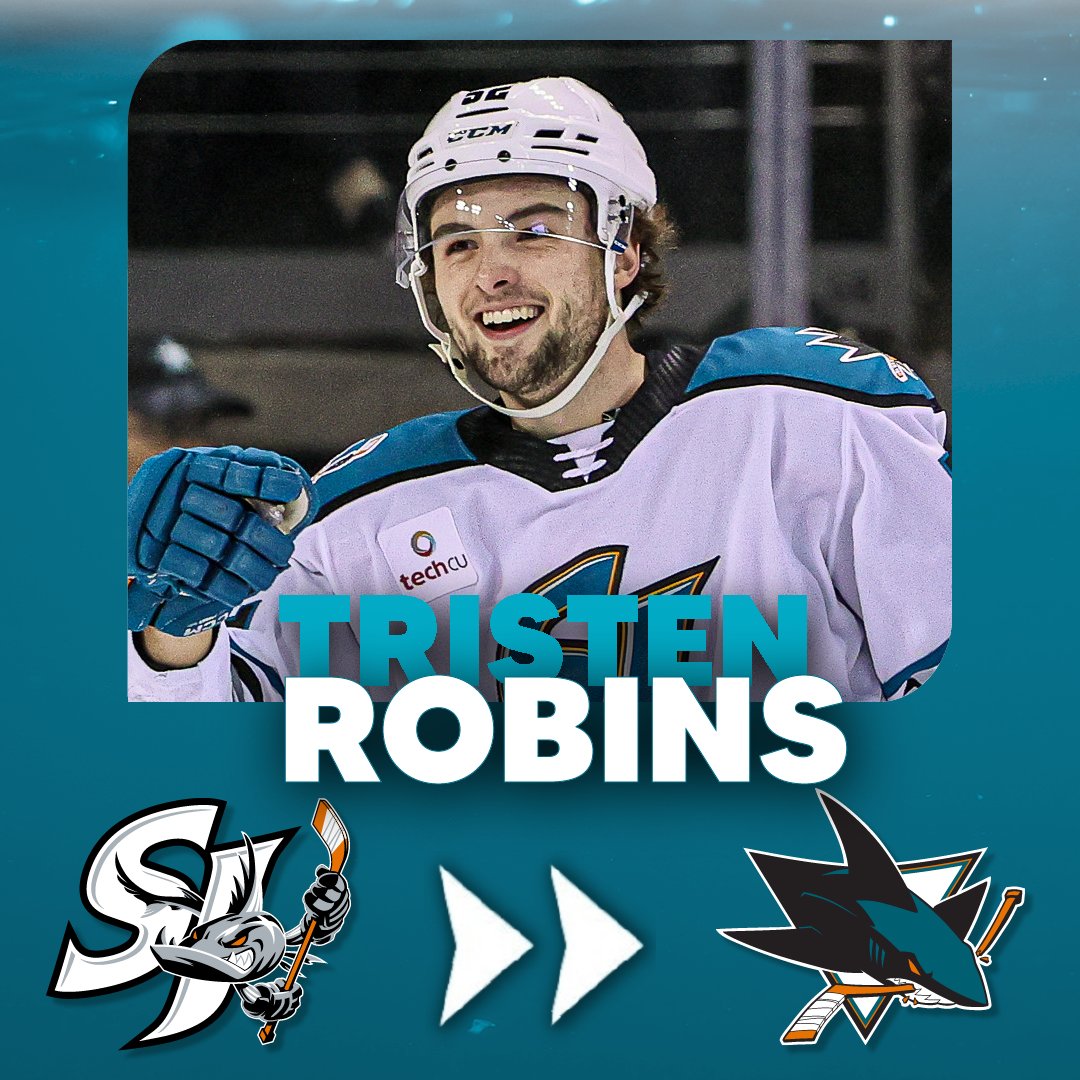 TRANSACTION:
The #SJSharks have recalled F Tristen Robins from the #SJBarracuda!