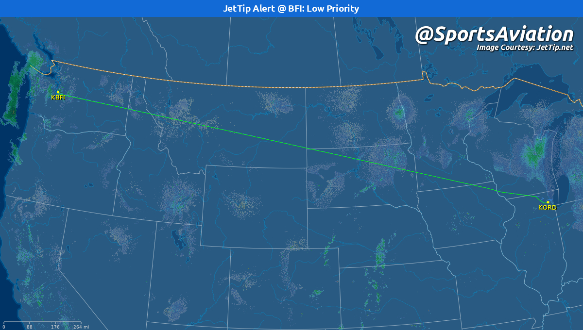 SportsAviation's tweet image. 🏒 Chicago #Blackhawks (@NHLBlackhawks)
🆚 L @ Seattle Kraken #SeaKraken #CHIvsSEA
✈️ N820TJ | SWQ2560 | B738
🛫 BFI - 11:35 pm PT
🛬 ORD - 4:53 am CT
📡 Tracking: jettip.net/airport/kord/1…