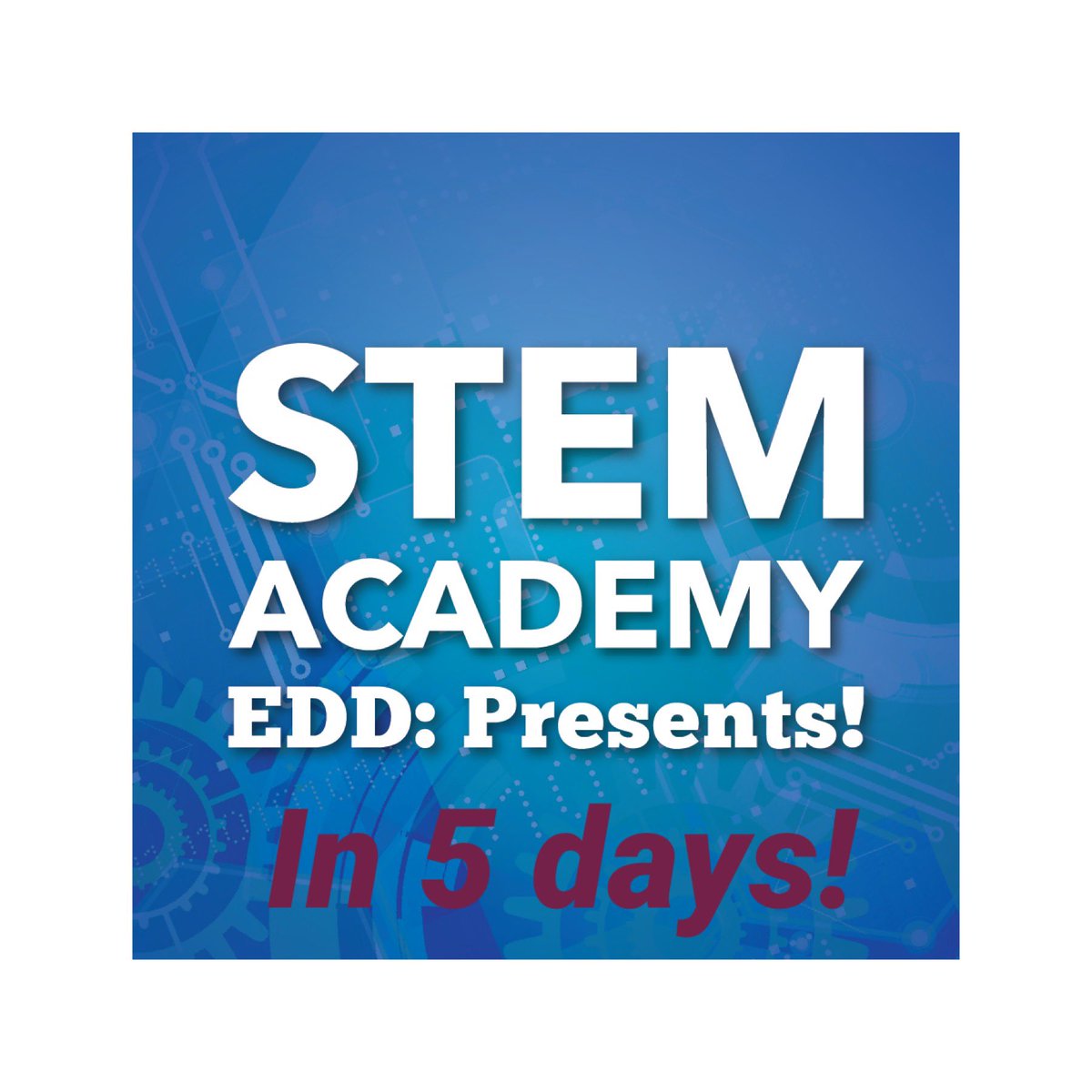 STEMAcademyNHS's tweet photo. Our Senior Capstone event is this Friday! We can’t wait to see their engineering design presentations at #EDDpresents because #STEMrocks https://t.co/JkhCFsa0n4